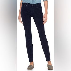GAP true skinny blue corduroy pants 28L